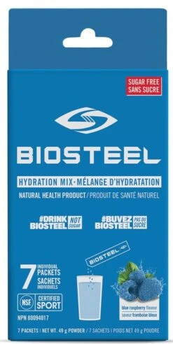 BioSteel High-Performance Sports Hydration Mix (7 Count) 7 BioSteel High-Performance Sports Hydration Mix (7 Count) -Bauer Sale Store 630614 CAN 20Biosteel Hydration 20Mix Blue 20Raspberry 7CT Front