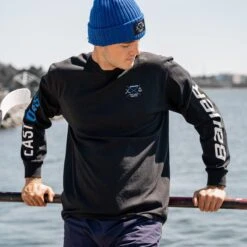 Bauer X East Coast Lifestyle Long Sleeve T-Shirt -Bauer Sale Store 631069 BLK 01