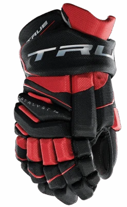 True Hockey True Catalyst 7X Junior Hockey Gloves -Bauer Sale Store CT7xGlove Black Red 1