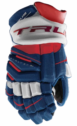 True Hockey True Catalyst 9X Junior Hockey Gloves 10 True Hockey True Catalyst 9X Junior Hockey Gloves -Bauer Sale Store CT9xGlove Red White Blue