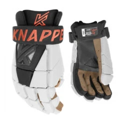 Knapper AK5 Ball Hockey Gloves -Bauer Sale Store Knapper Gants AK5 blanc noir corail 600x600 1