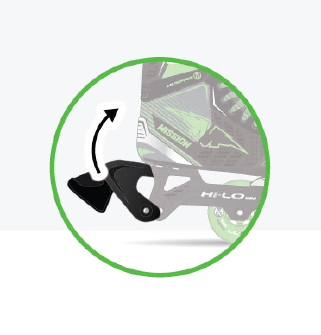 Bauer Mission Lil' Ripper Adjustable Junior Roller Skates 8 Bauer Mission Lil' Ripper Adjustable Junior Roller Skates - Image 8