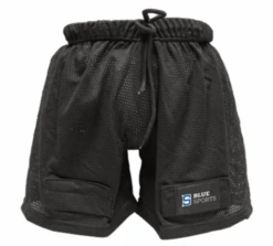 Blue Sports Jock Pro Shorts With Cup And Velcro Senior
