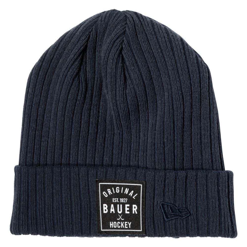Bauer New Era Rib Knit Patch Senior Beanie 2 Bauer New Era Rib Knit Patch Senior Beanie - Image 2