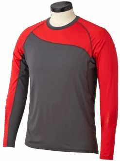 Bauer S19 Pro Long-Sleeve Baselayer Boys Top (Red)