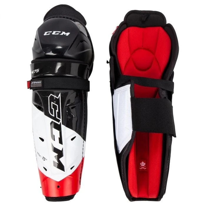 CCM JetSpeed FT475 Junior Shin Guards 1 CCM JetSpeed FT475 Junior Shin Guards
