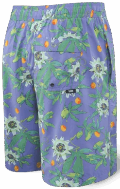 SAXX Cannonball 2n1 Short Purple Hawaiian Noir -Bauer Sale Store saxx cannonball 2n1 short purple hawaiian noir back
