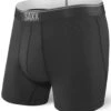SAXX Quest Boxer Brief Fly Black -Bauer Sale Store saxx quest2.0 boxer fly black