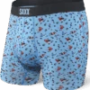 SAXX Ultra Boxer Fly Blue Action Shot -Bauer Sale Store saxx ultra boxer fly blue action shot
