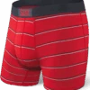 SAXX Vibe Boxer Brief Red Shallow Stripe -Bauer Sale Store saxx vibe boxer brief red shallow stripe
