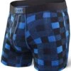 SAXX Vibe Boxer Modern Fit Royal Lumberjack Plaid -Bauer Sale Store sxbm35 lrb f