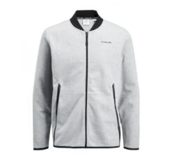 True Hockey X Jack & Jones Rub Sweat Zip Baseball -Bauer Sale Store true rub sweat zip baseball grey