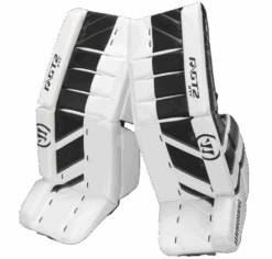 Warrior Ritual GT2 Intermediate Goalie Pads (w/ Knee Pads) -Bauer Sale Store warrior ritual gt2 intermediate goalie pads black white