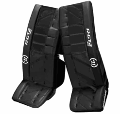 Warrior Ritual GT2 Junior Goalie Pads (w/ Knee Pads) -Bauer Sale Store warrior ritual gt2 junior goalie pads black