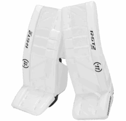 Warrior Ritual GT2 Junior Goalie Pads (w/ Knee Pads) -Bauer Sale Store warrior ritual gt2 junior goalie pads white