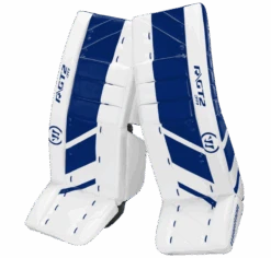 Warrior Ritual GT2 Junior Goalie Pads (w/ Knee Pads) -Bauer Sale Store warrior ritual gt2 junior goalie pads white blue
